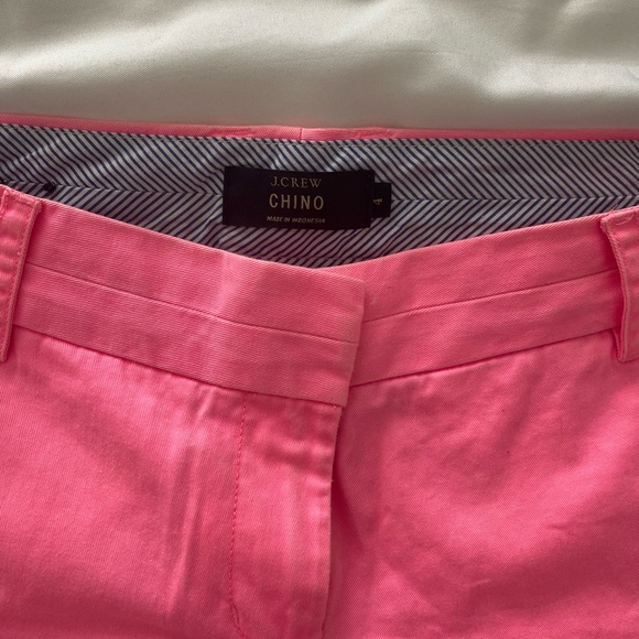 Bright pink 3” J Crew  chino shorts - Picture 3 of 6